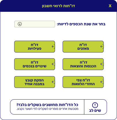 פופאפ דוחות לרואי חשבון